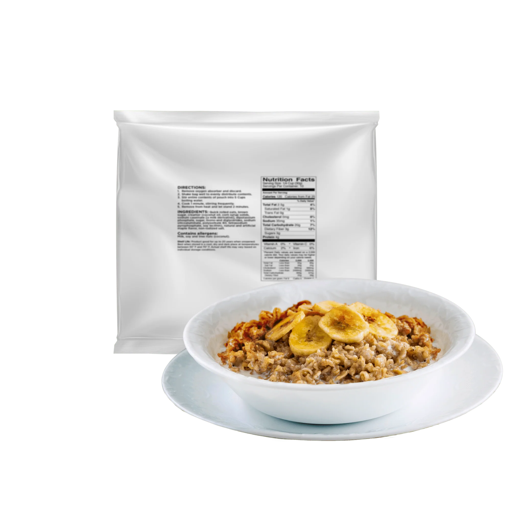 6-Grain Cereal with Bananas Pouch, 4 Servings