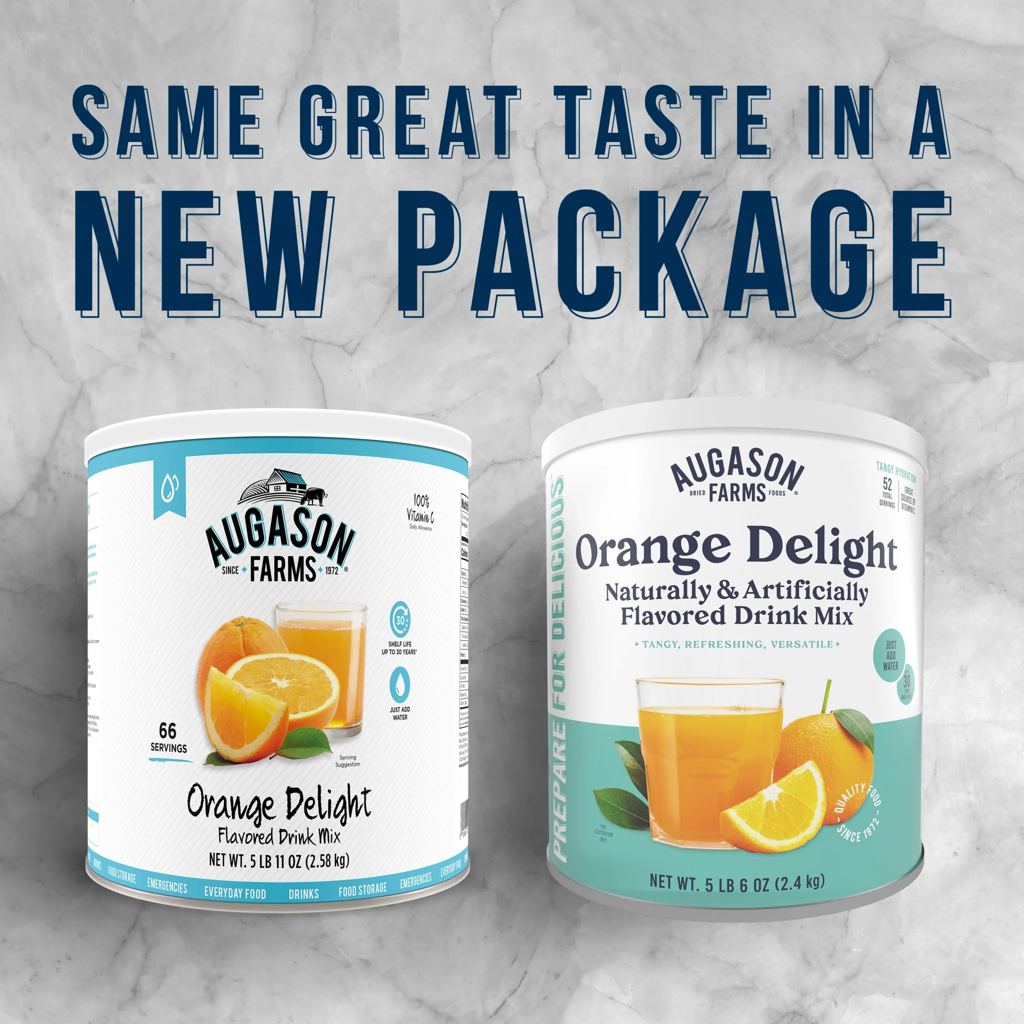 Orange Delight Drink Mix Can, 52 Servings - Image 4
