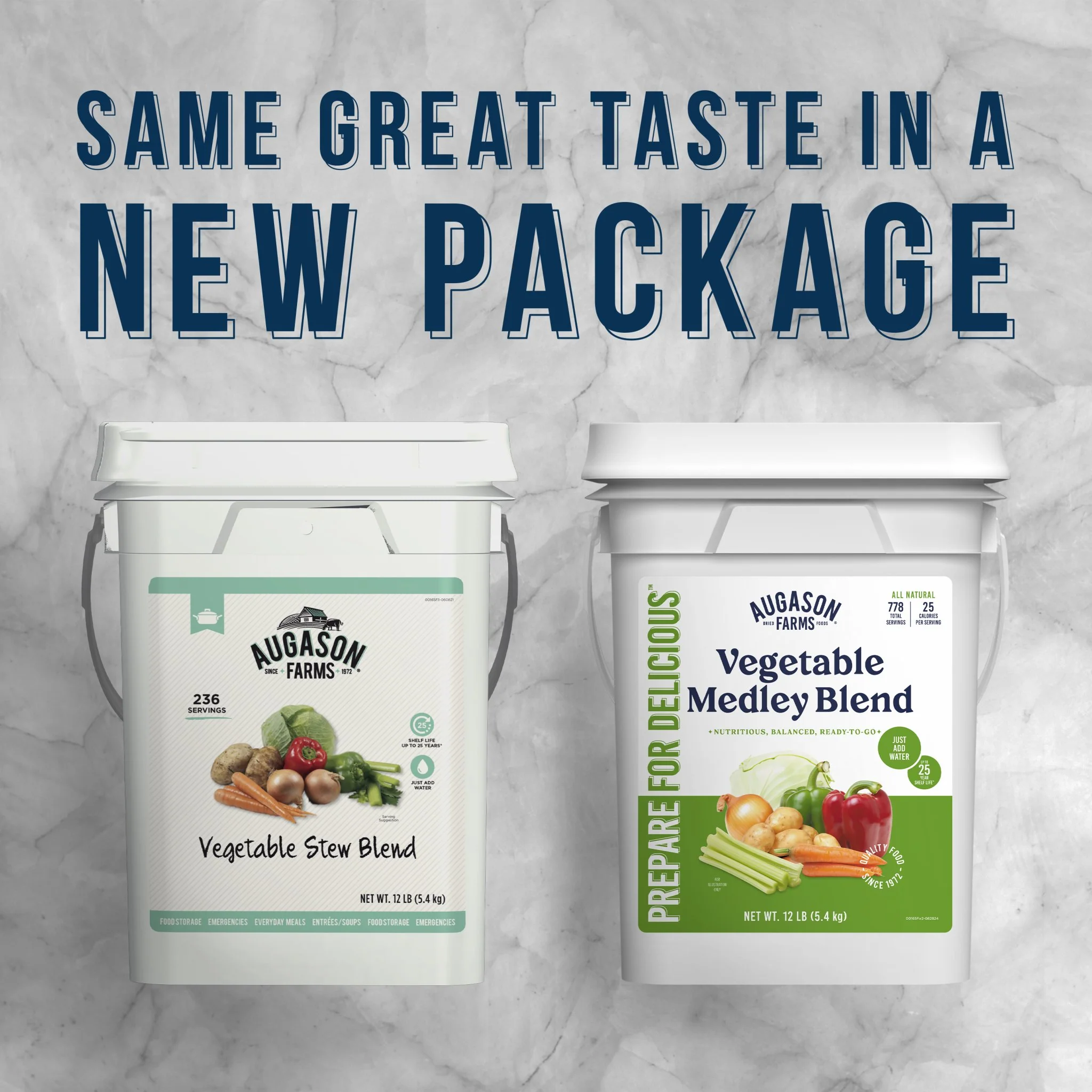 Vegetable Medley Blend 4 Gallon Pail, 778 Servings - Image 4